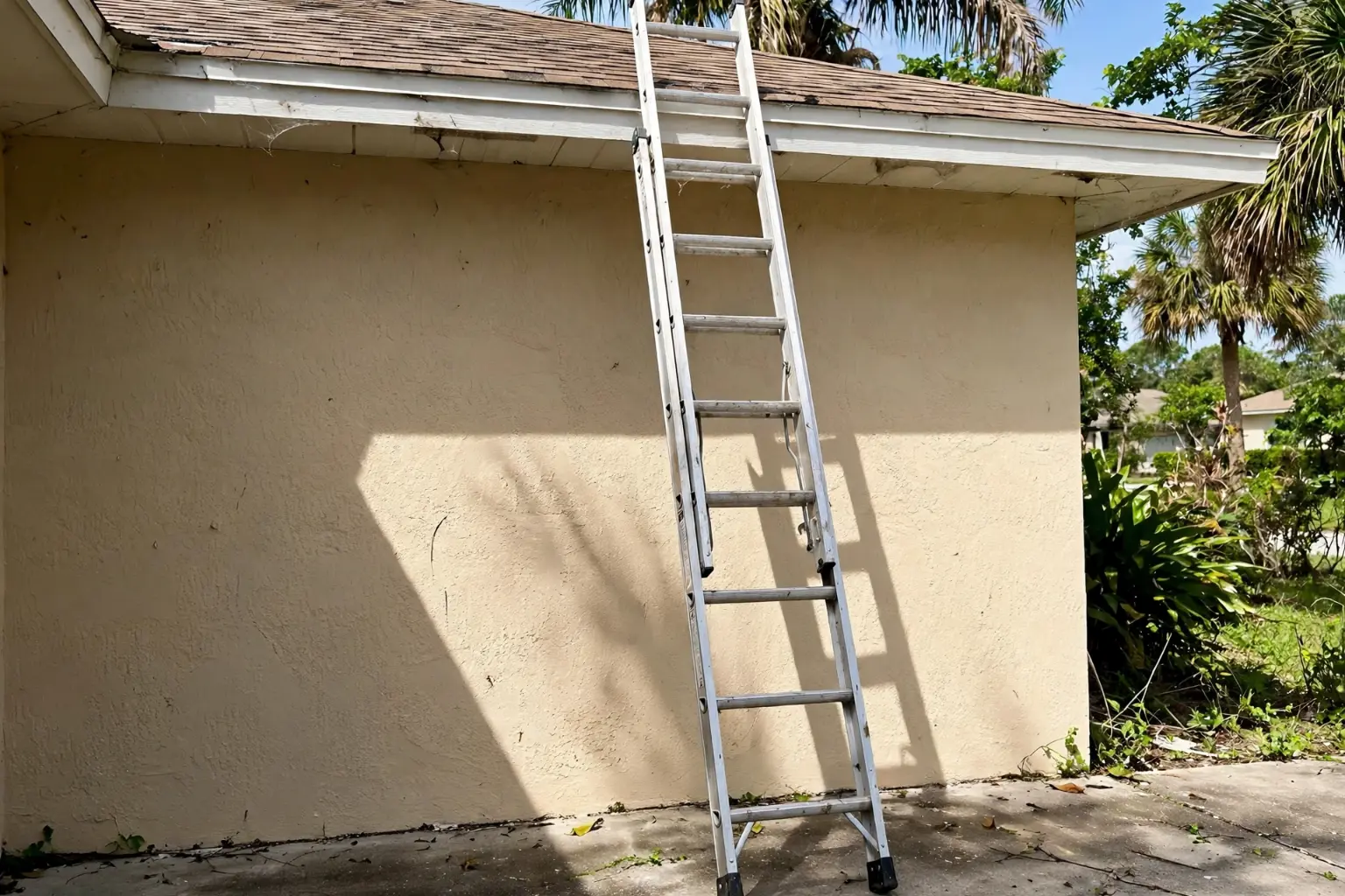 Rodent Shield Spring Hill technician on a Hernando County roof